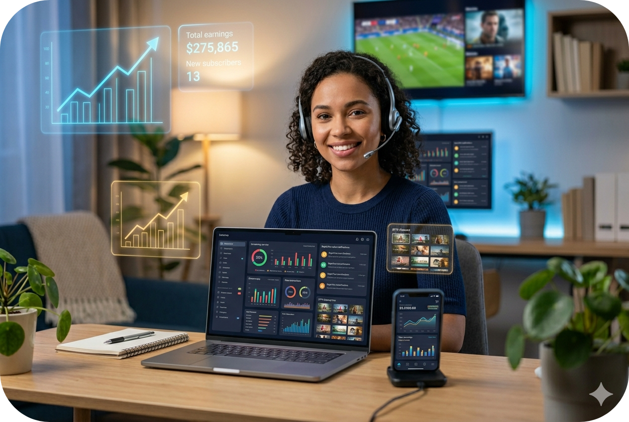 Monster IPTV reseller program white-label panel